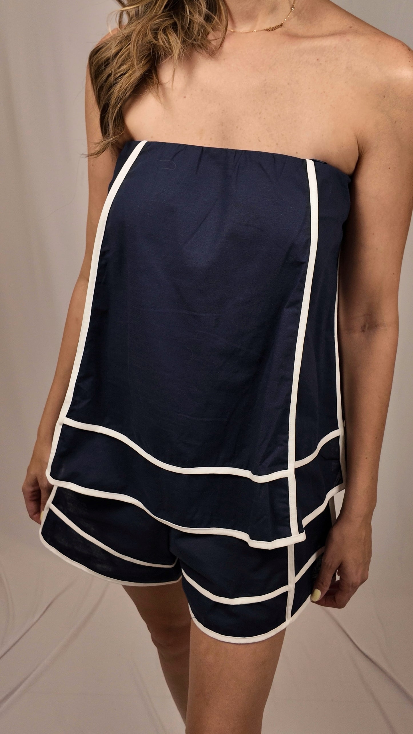 Layered Tube Romper