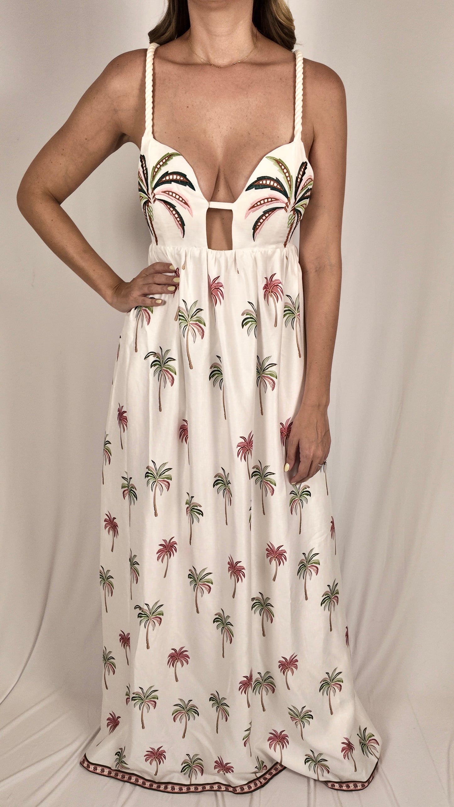 Palm Tree Maxi Dress