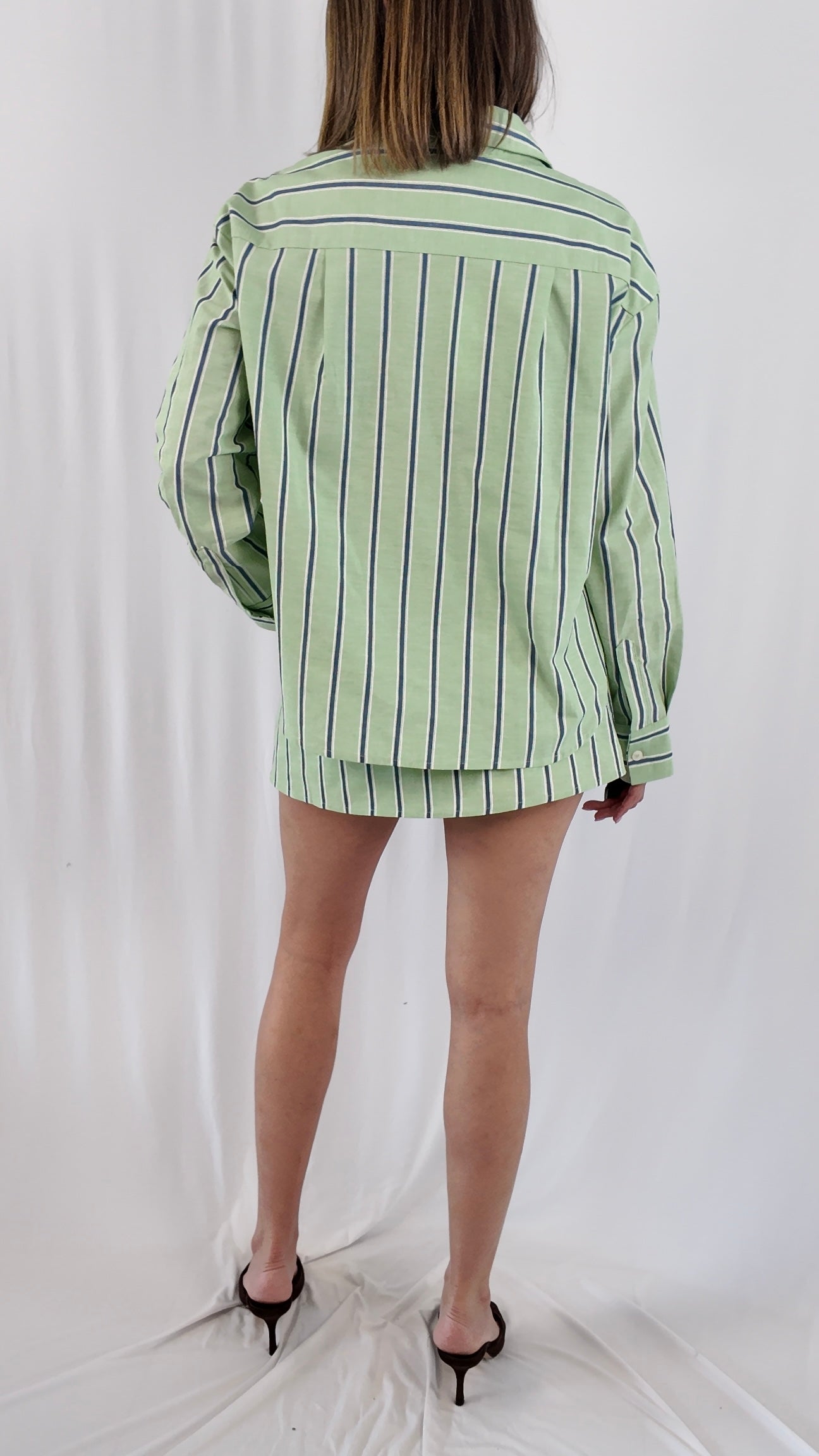 Pin Striped Skort Set