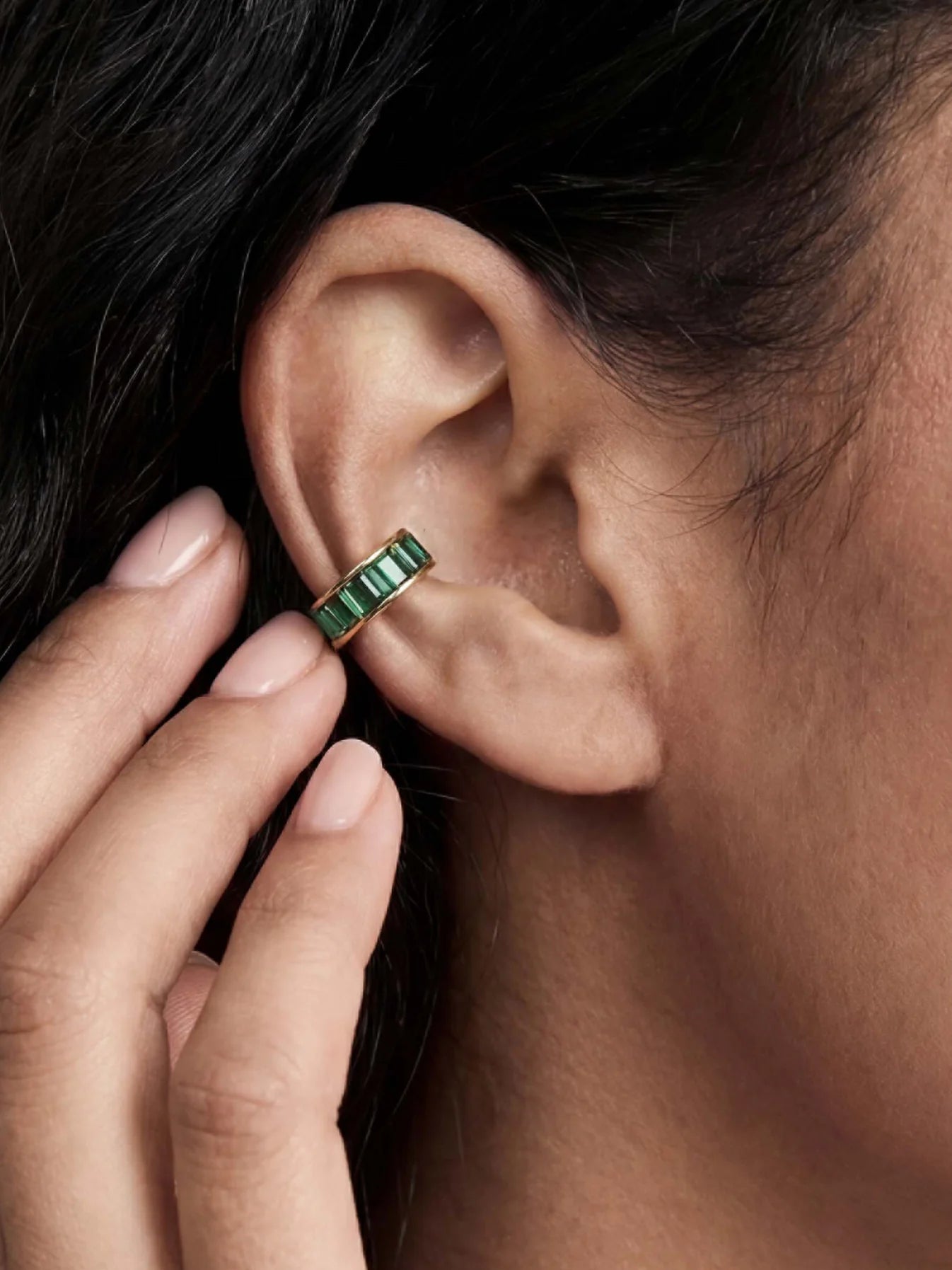 Class Crystal Ear Cuff
