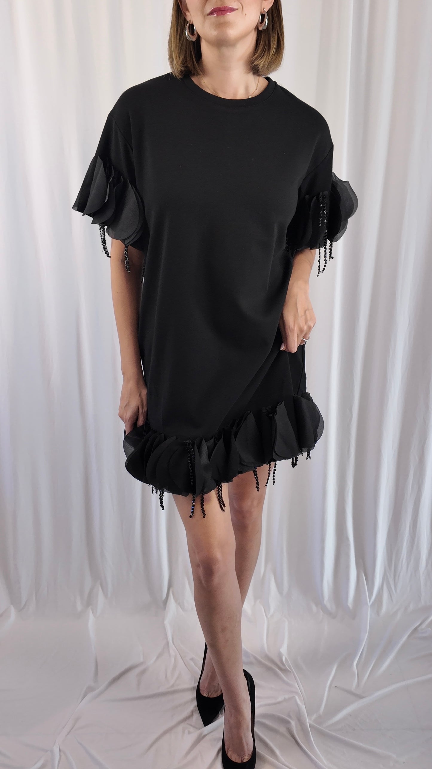 Black Aplique Dress