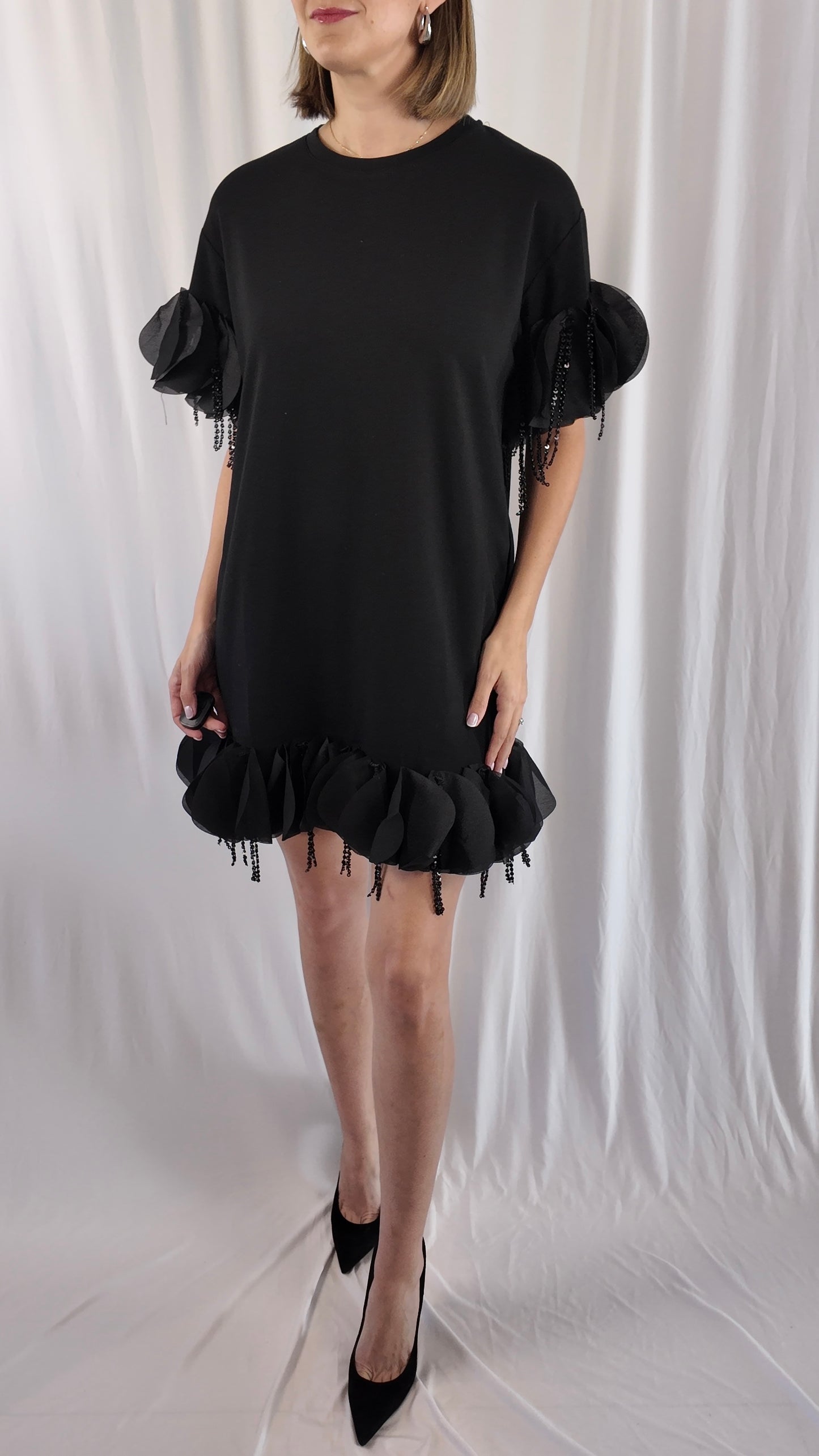 Black Aplique Dress