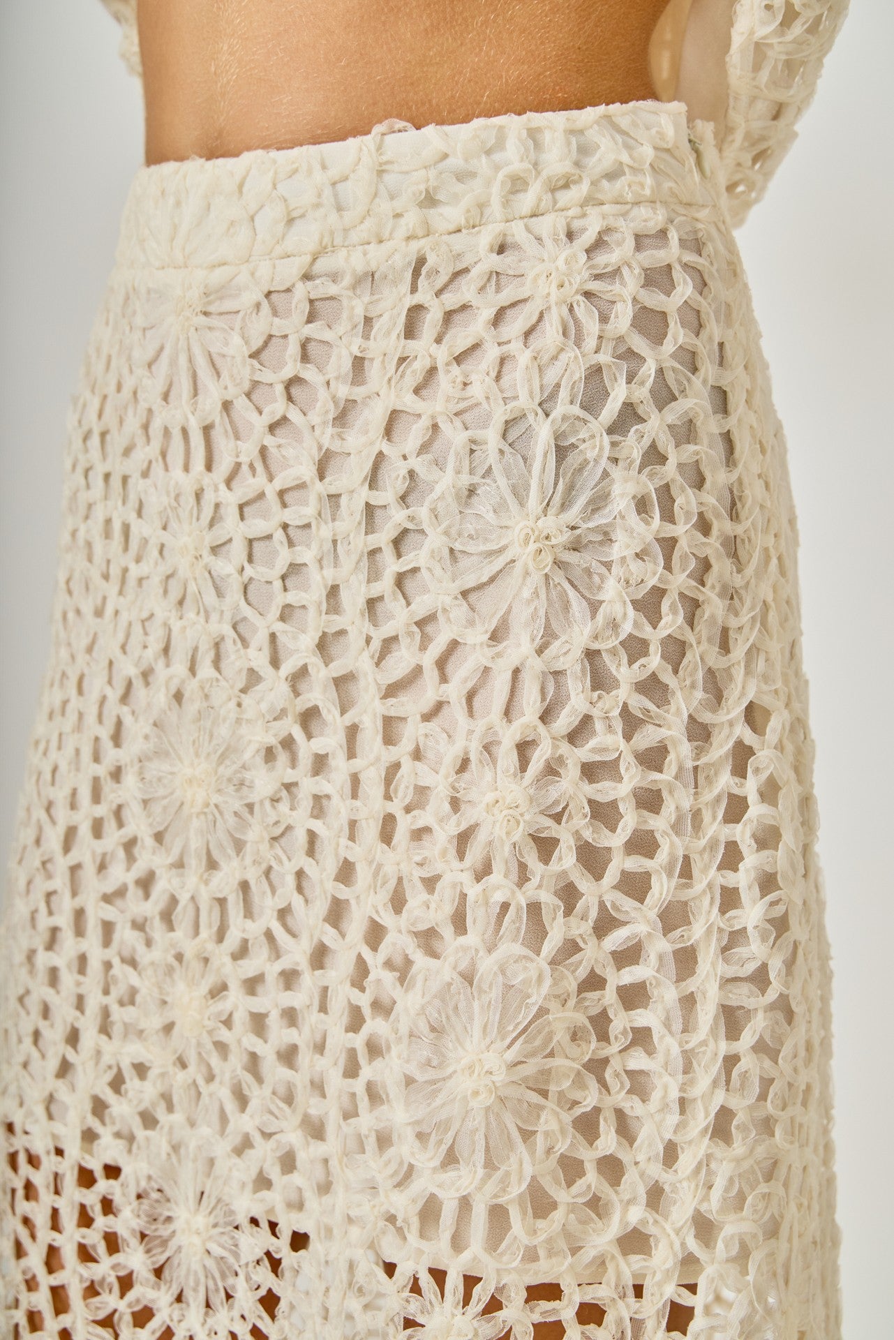 Textured Skirt Set