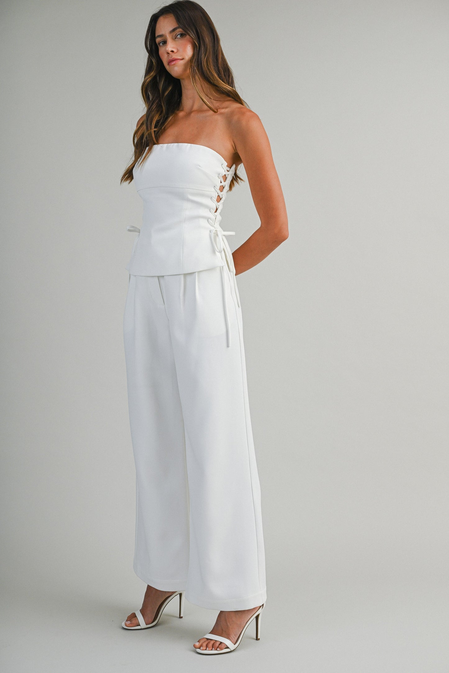 PRE ORDER Lace Up Pant Set - ETA JULY 17