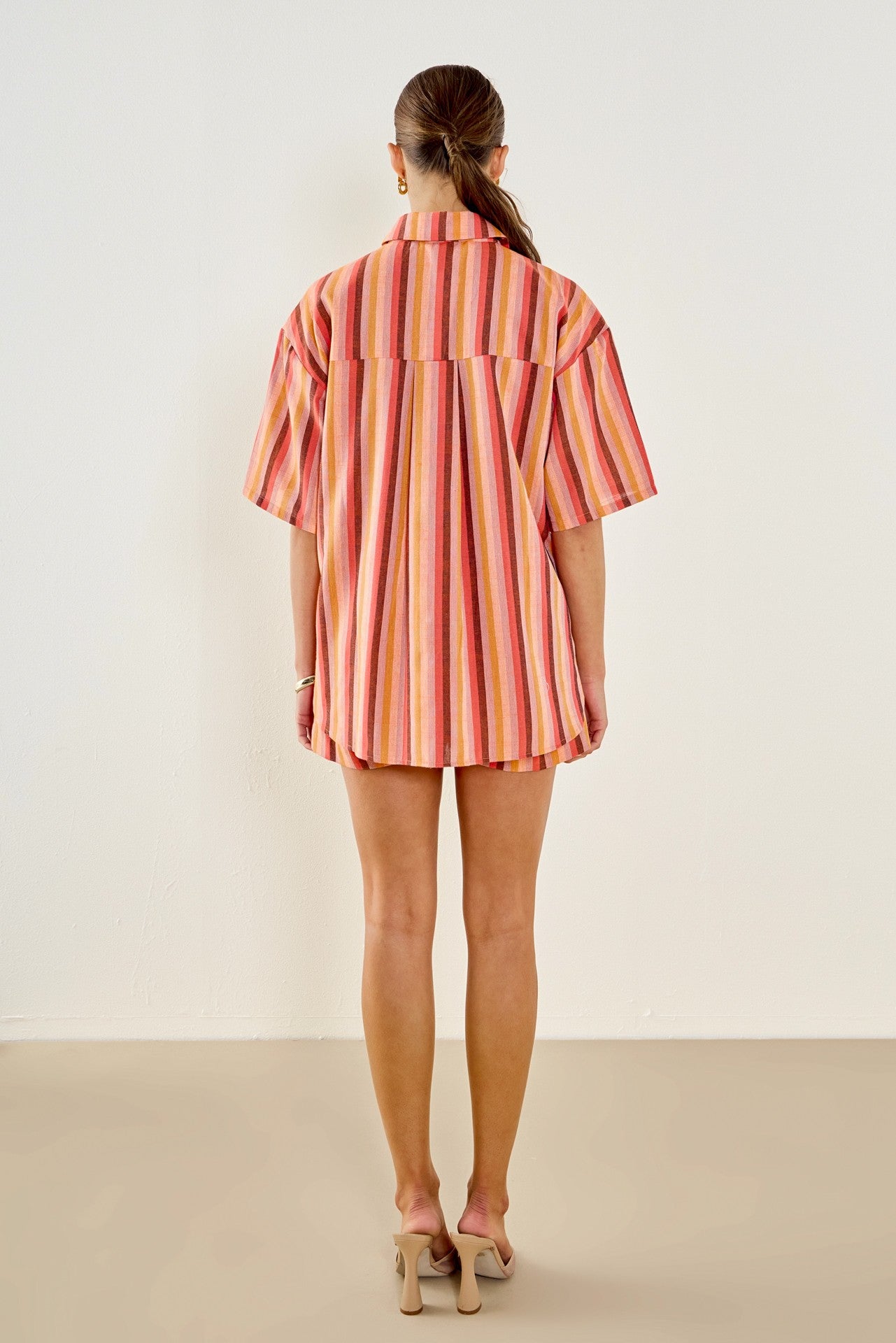 Striped Short Set