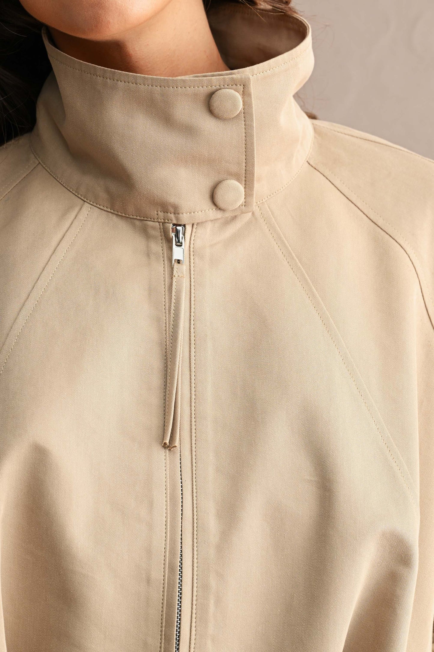 PRE ORDER - Funnel High Neck Jacket (ETA SEP)