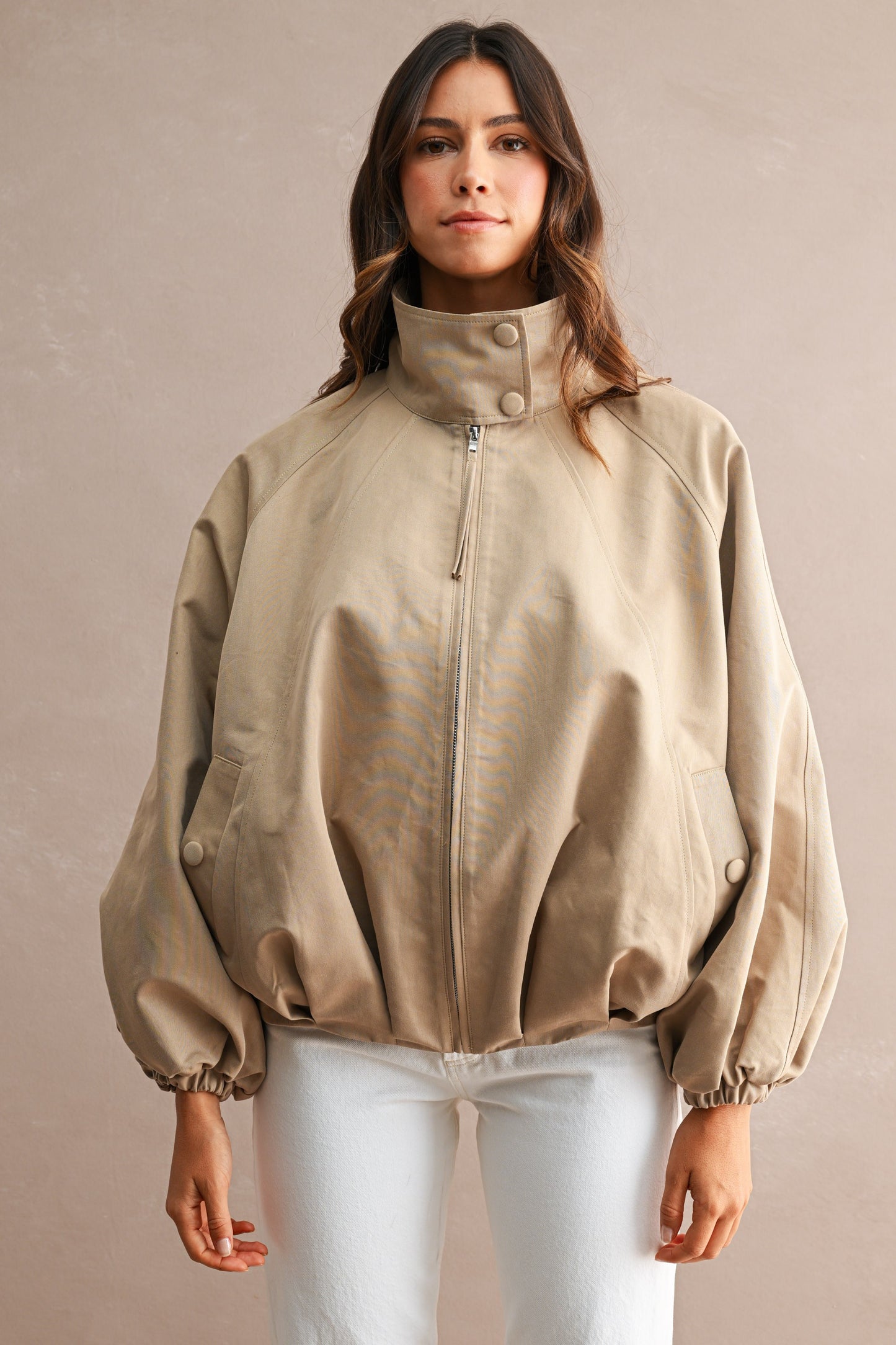 PRE ORDER - Funnel High Neck Jacket (ETA SEP)