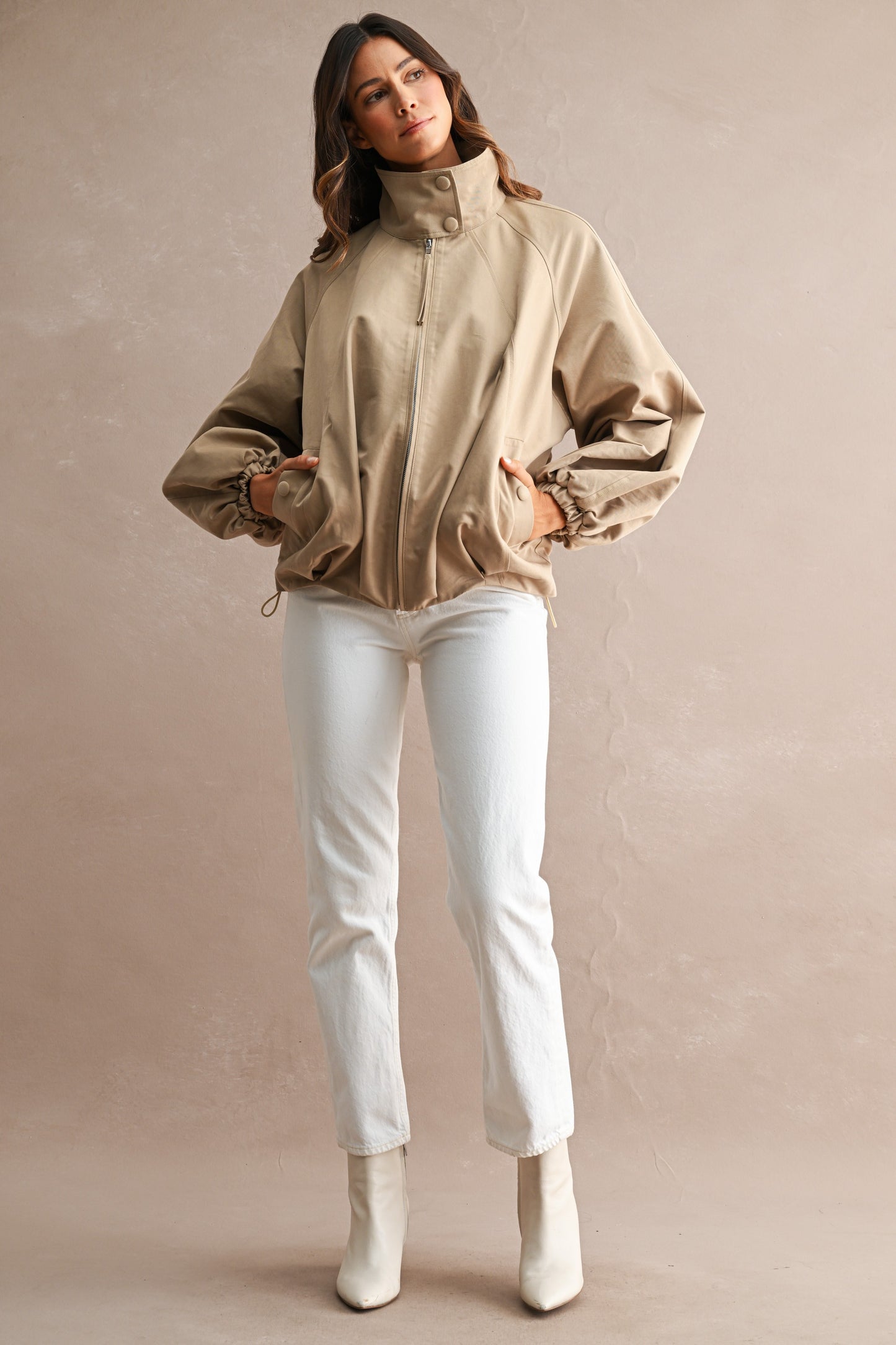 PRE ORDER - Funnel High Neck Jacket (ETA SEP)