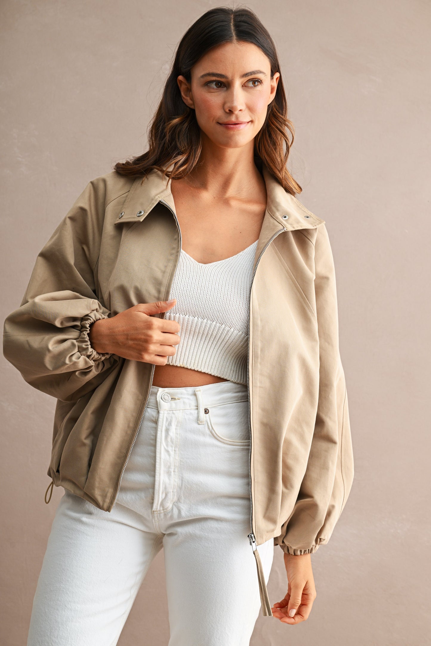 PRE ORDER - Funnel High Neck Jacket (ETA SEP)