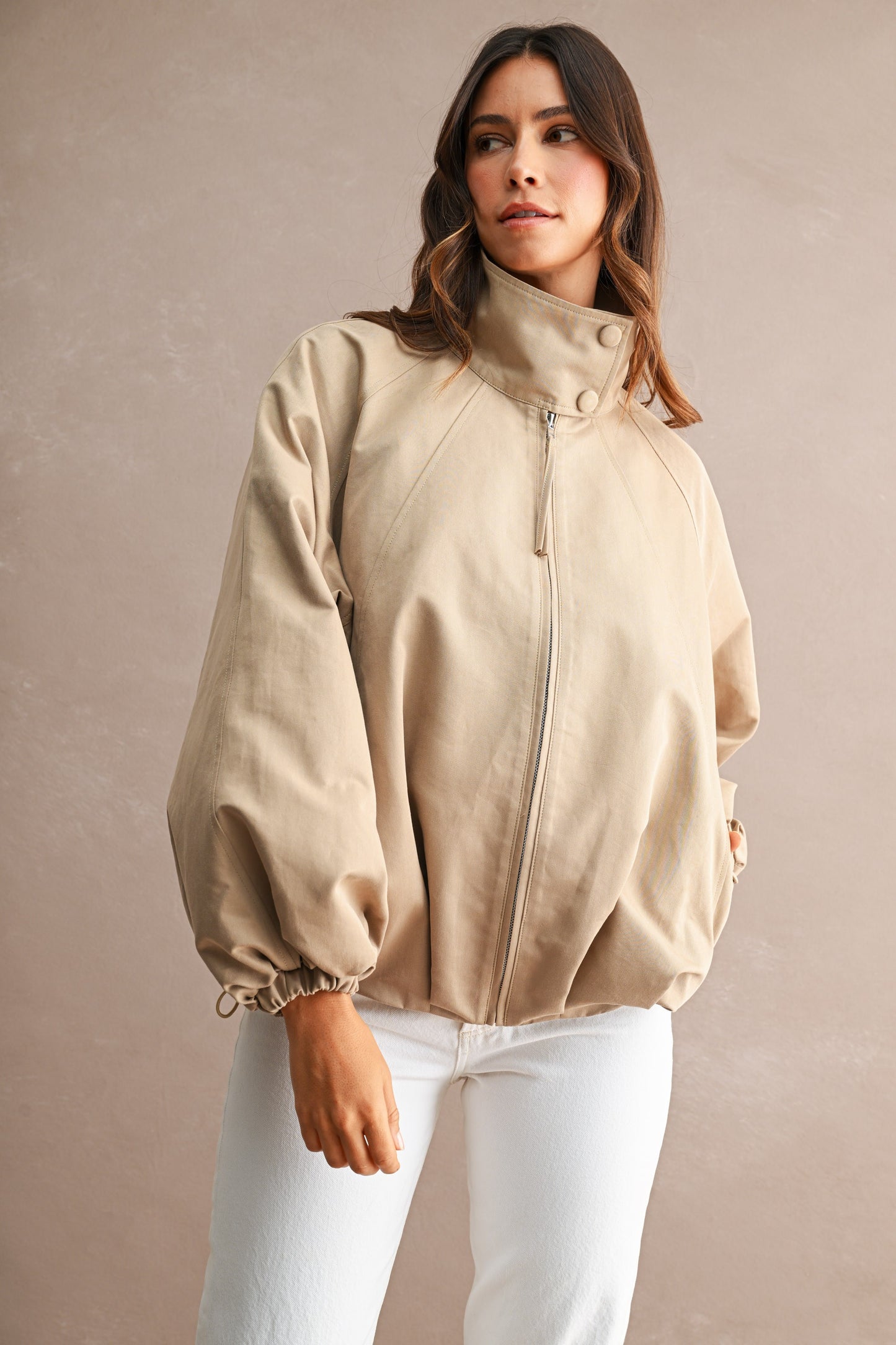 PRE ORDER - Funnel High Neck Jacket (ETA SEP)