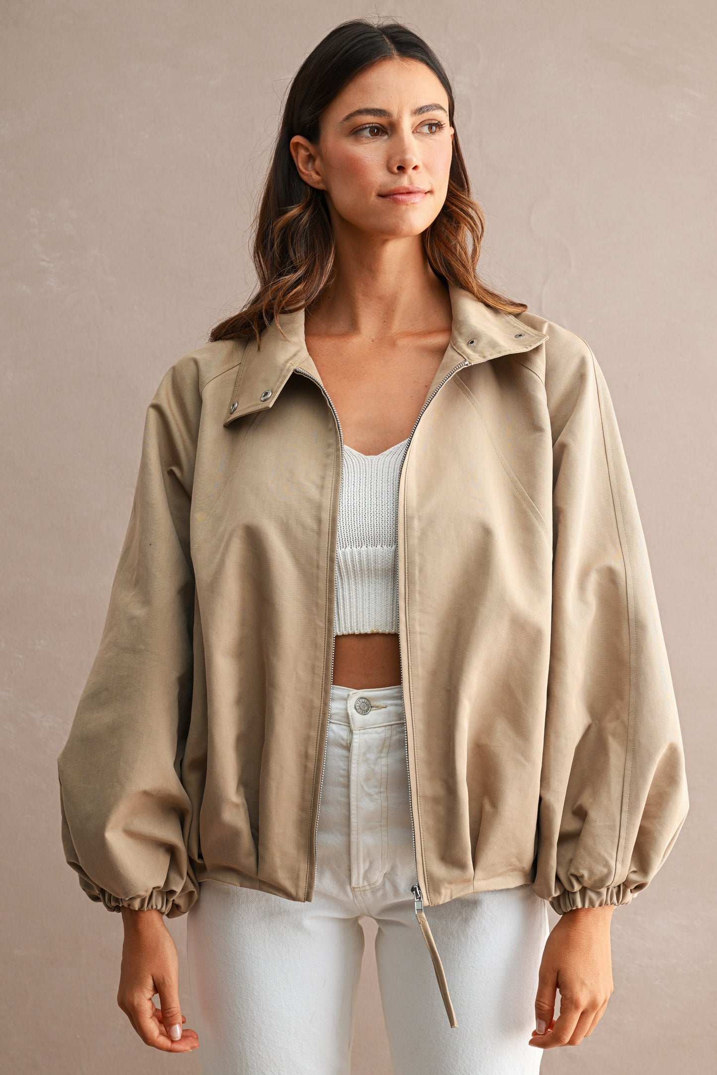 PRE ORDER - Funnel High Neck Jacket (ETA SEP)