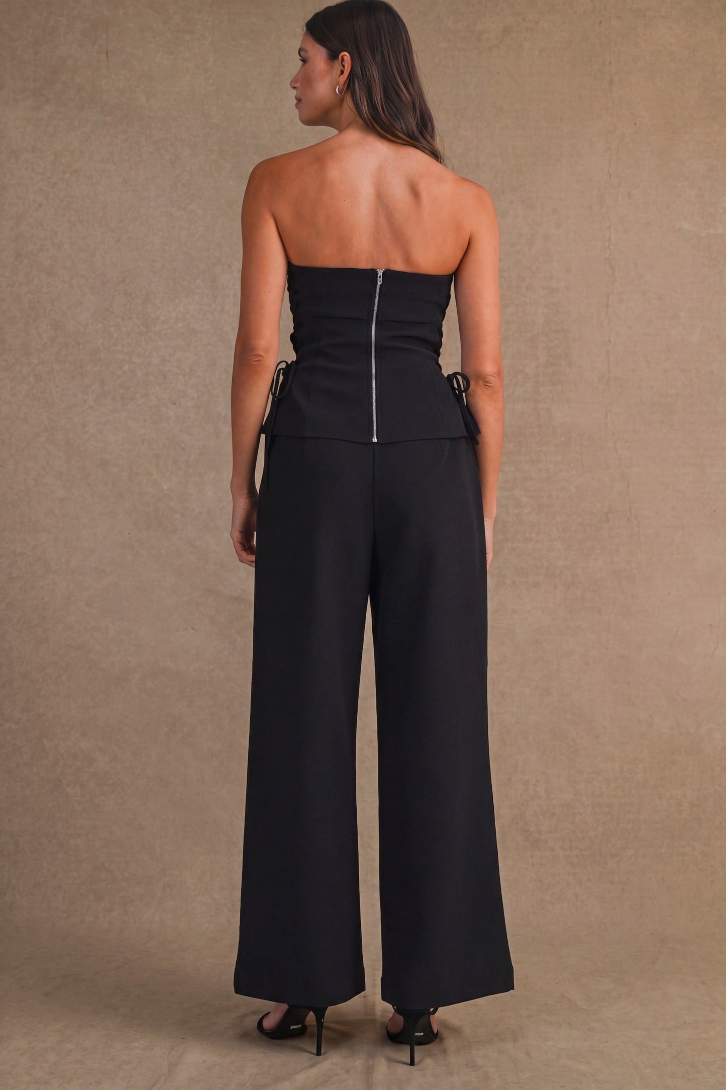 Lace Up Pant Set