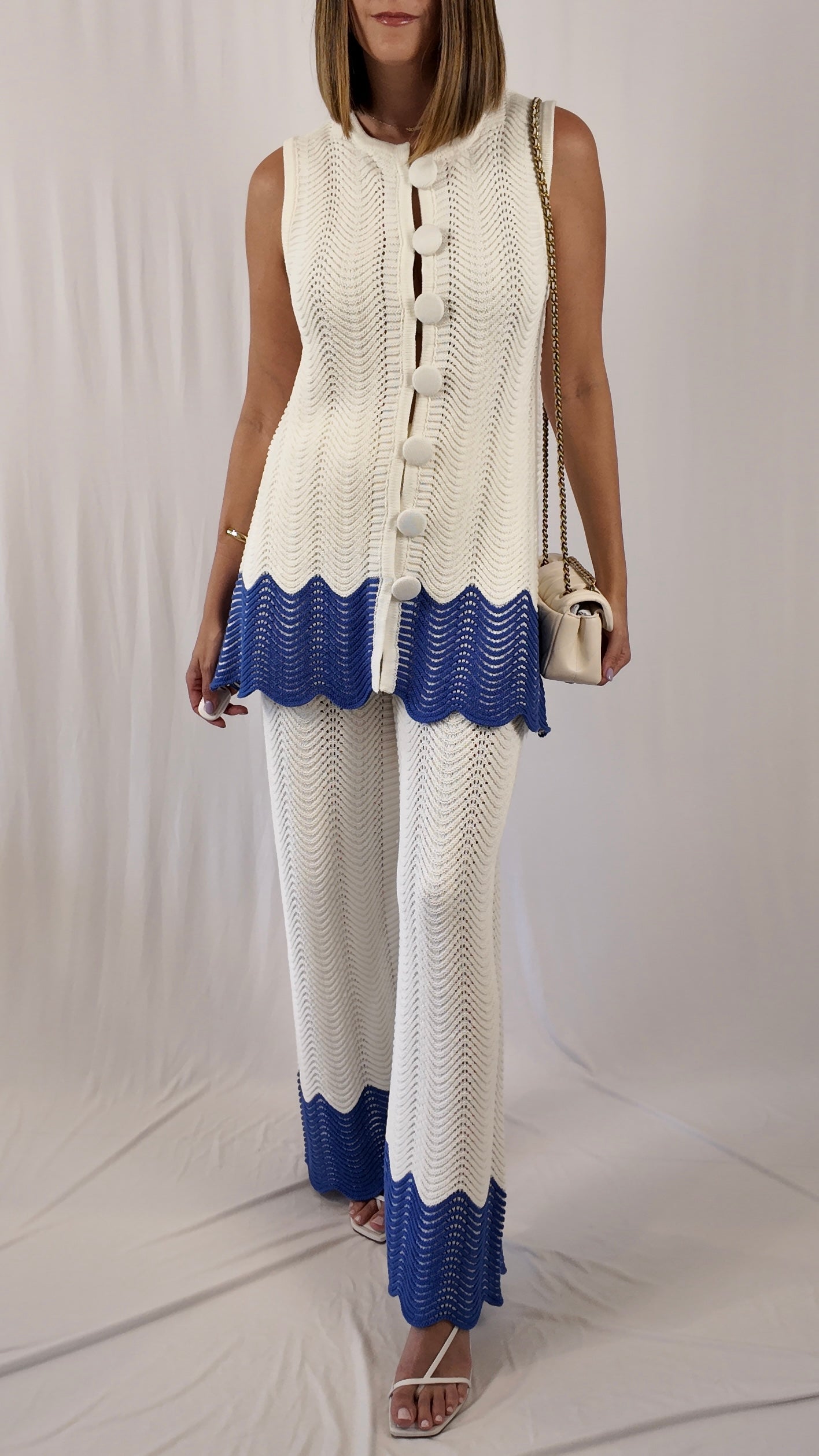 Colorblock Knit Set