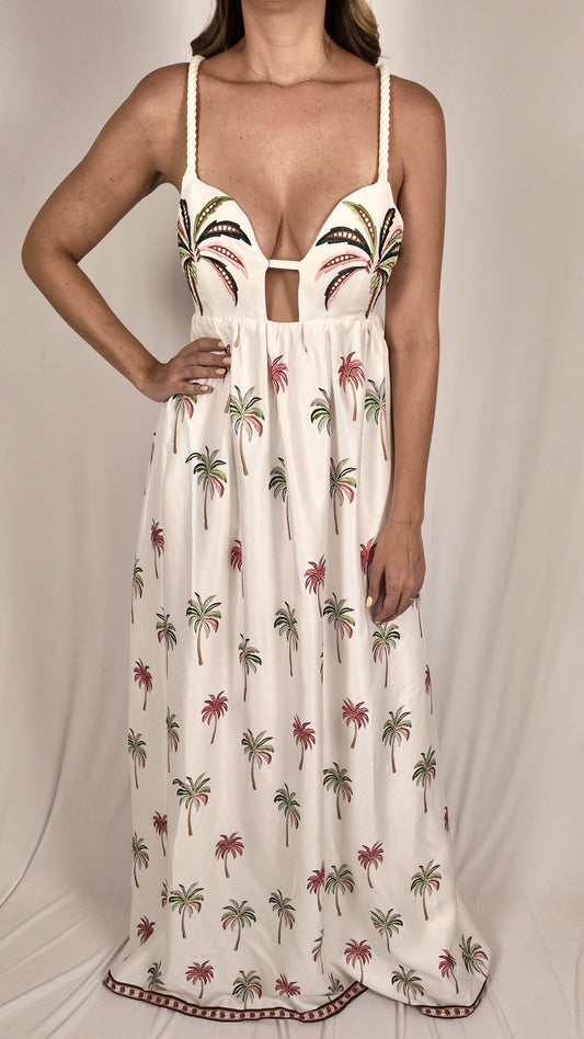 Palm Tree Maxi Dress