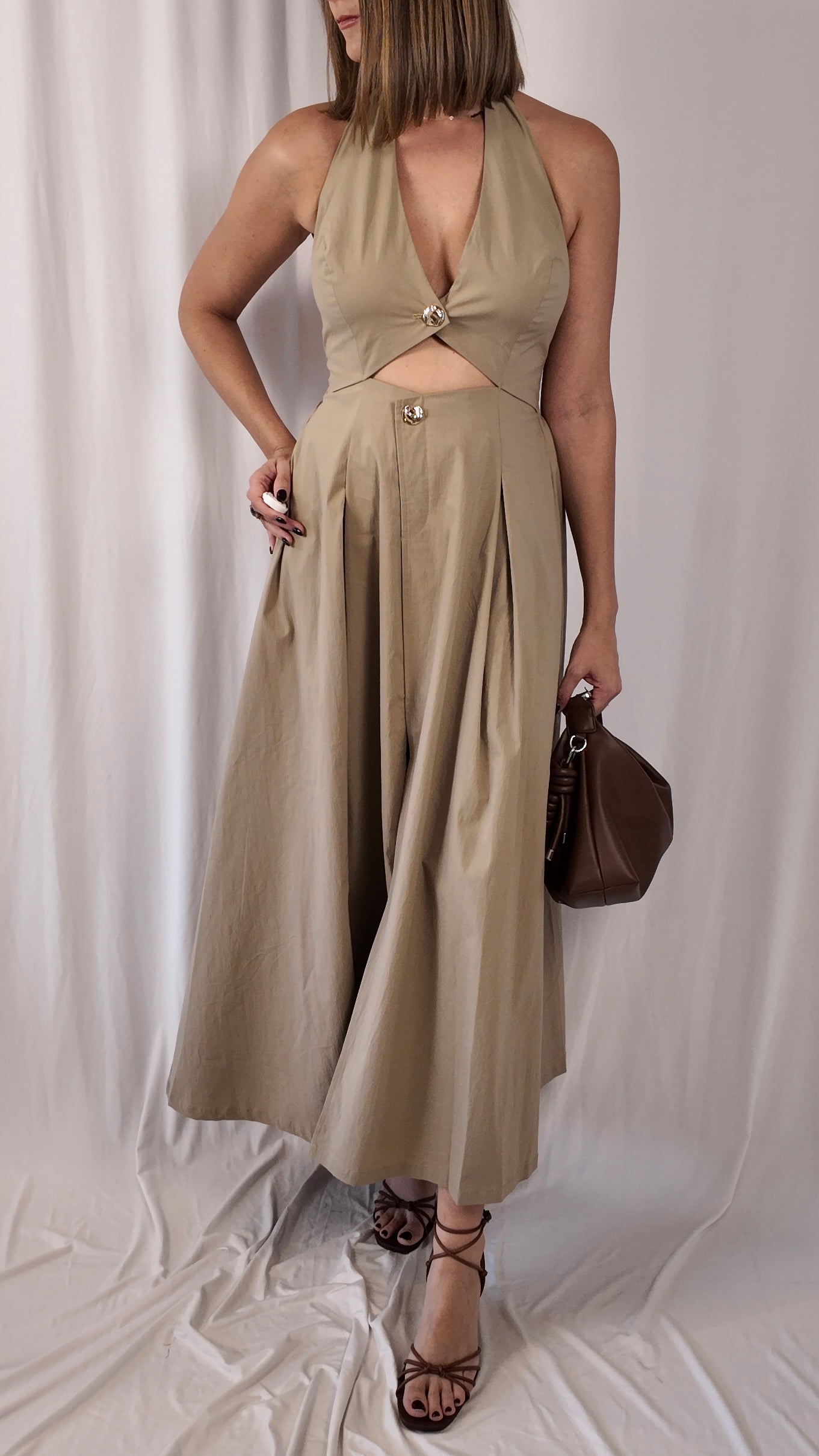 Halter Midi Dress