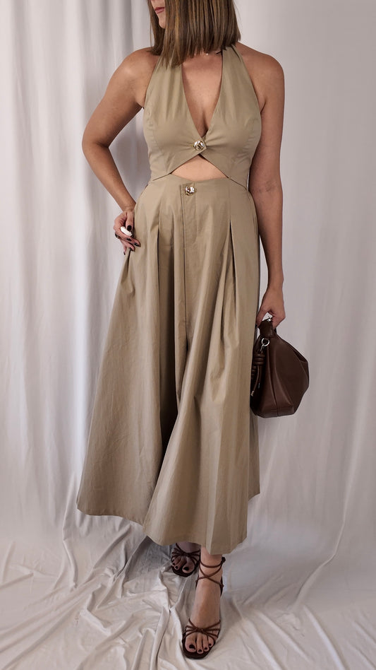 Halter Midi Dress