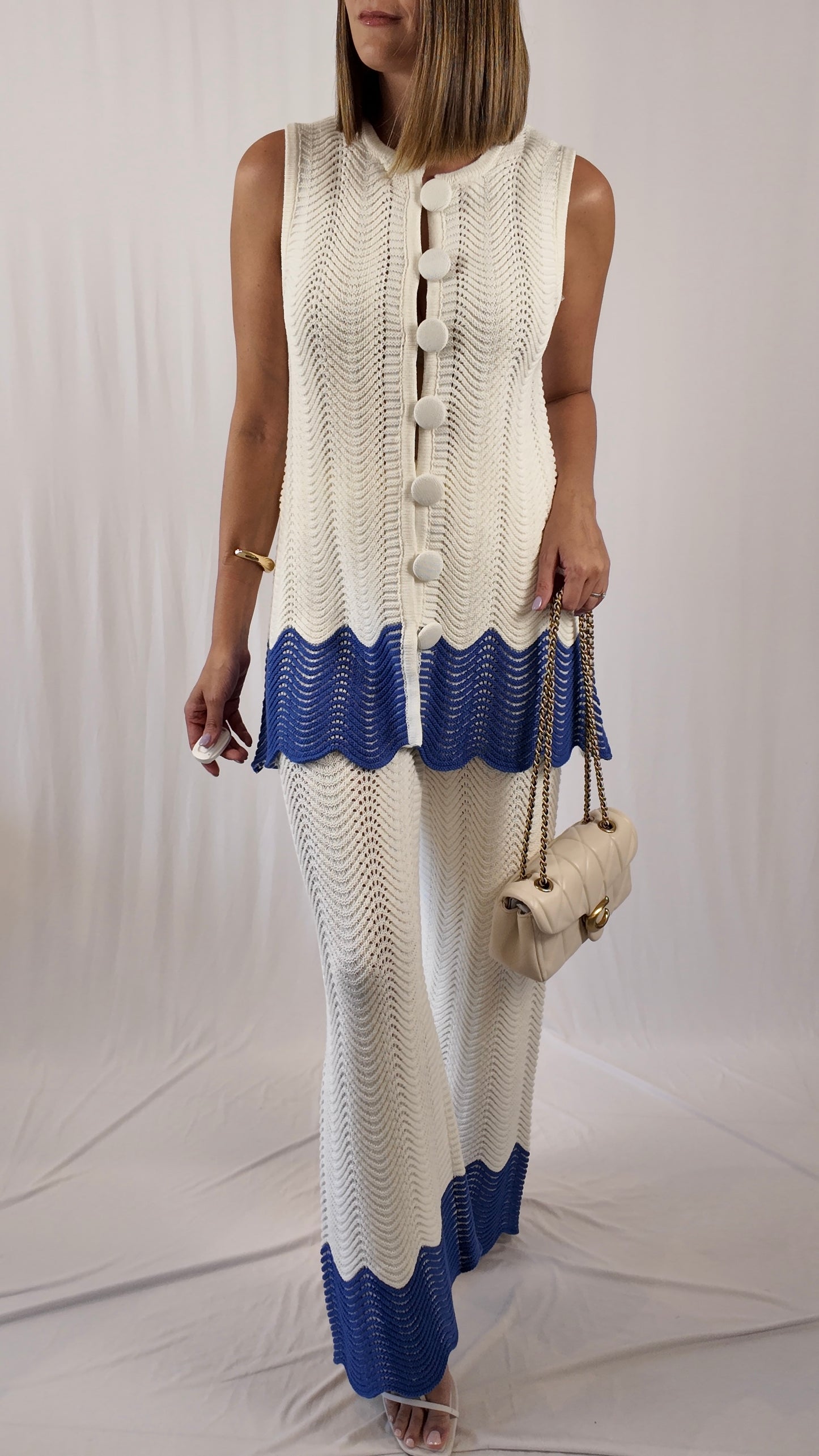 Colorblock Knit Set