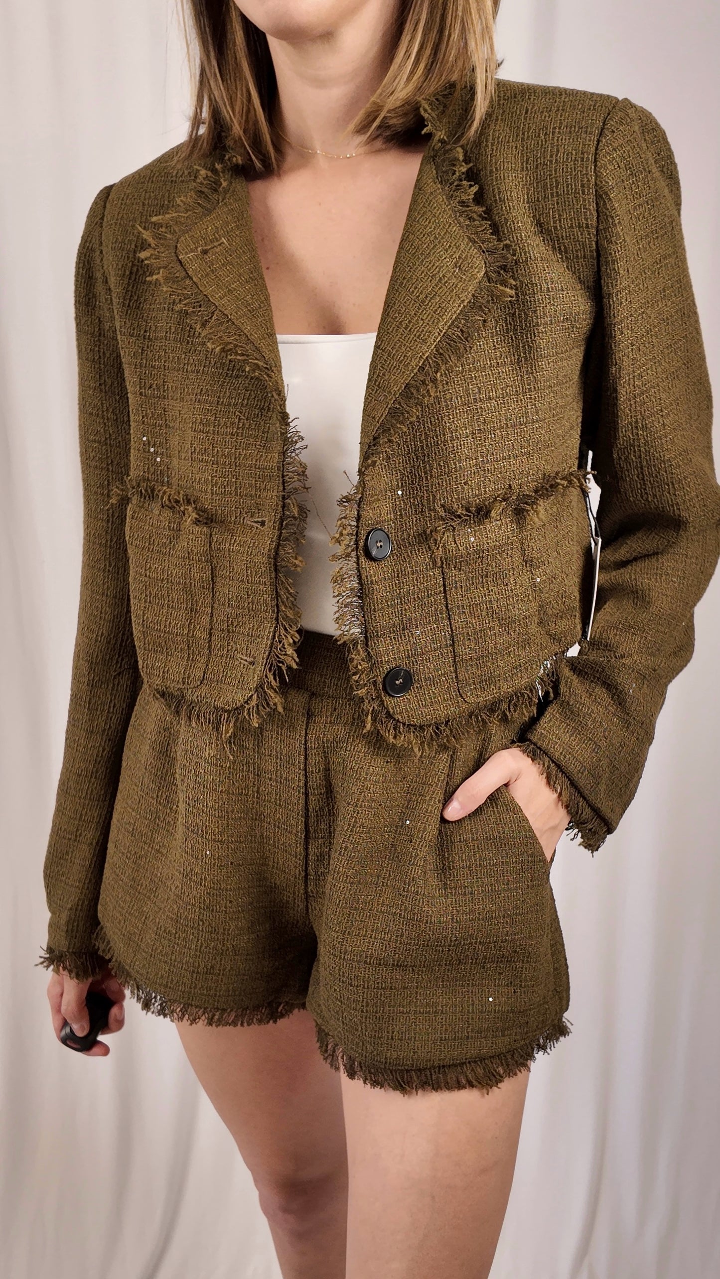 Olive Tweed Set