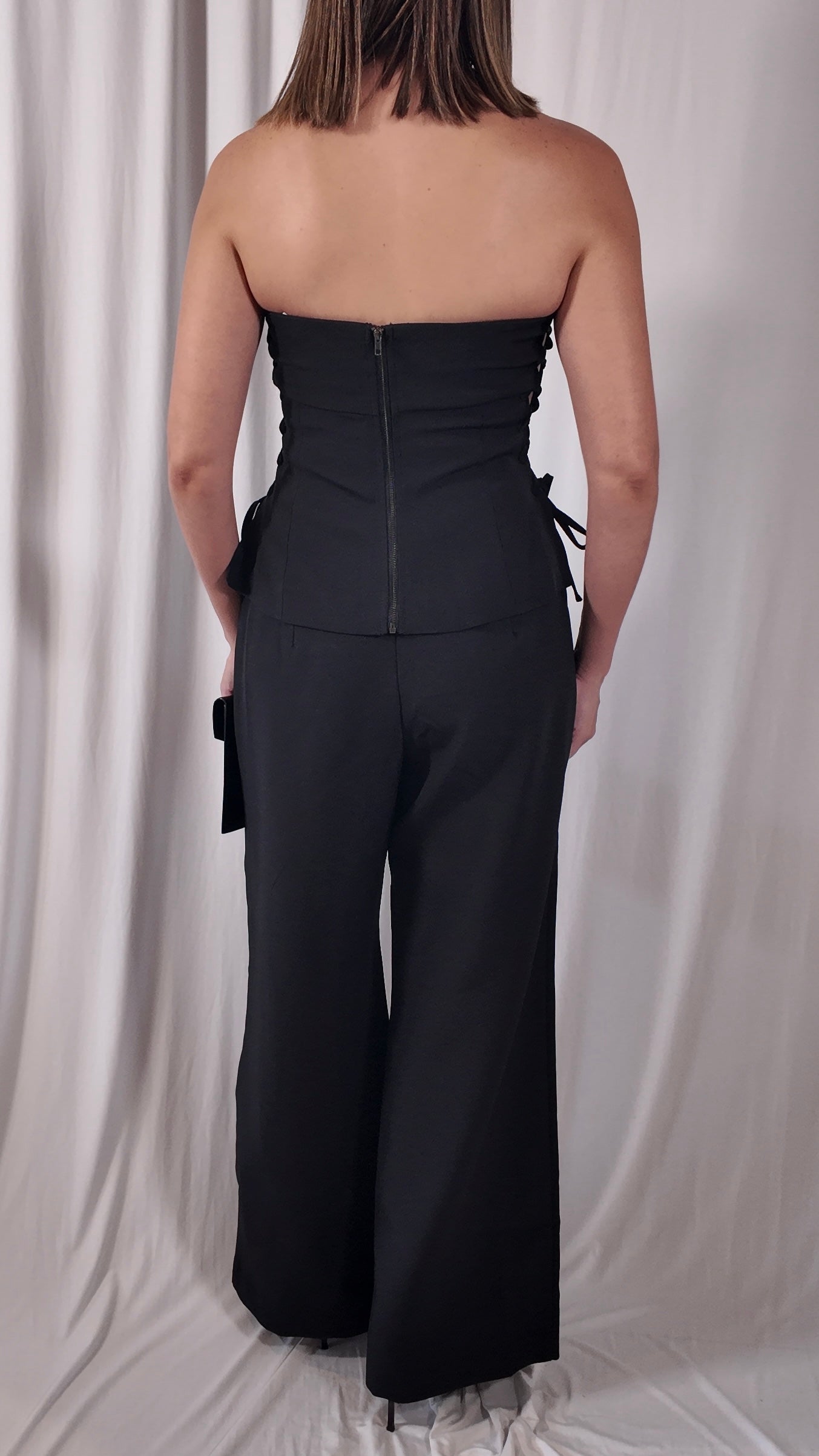 Lace Up Pant Set