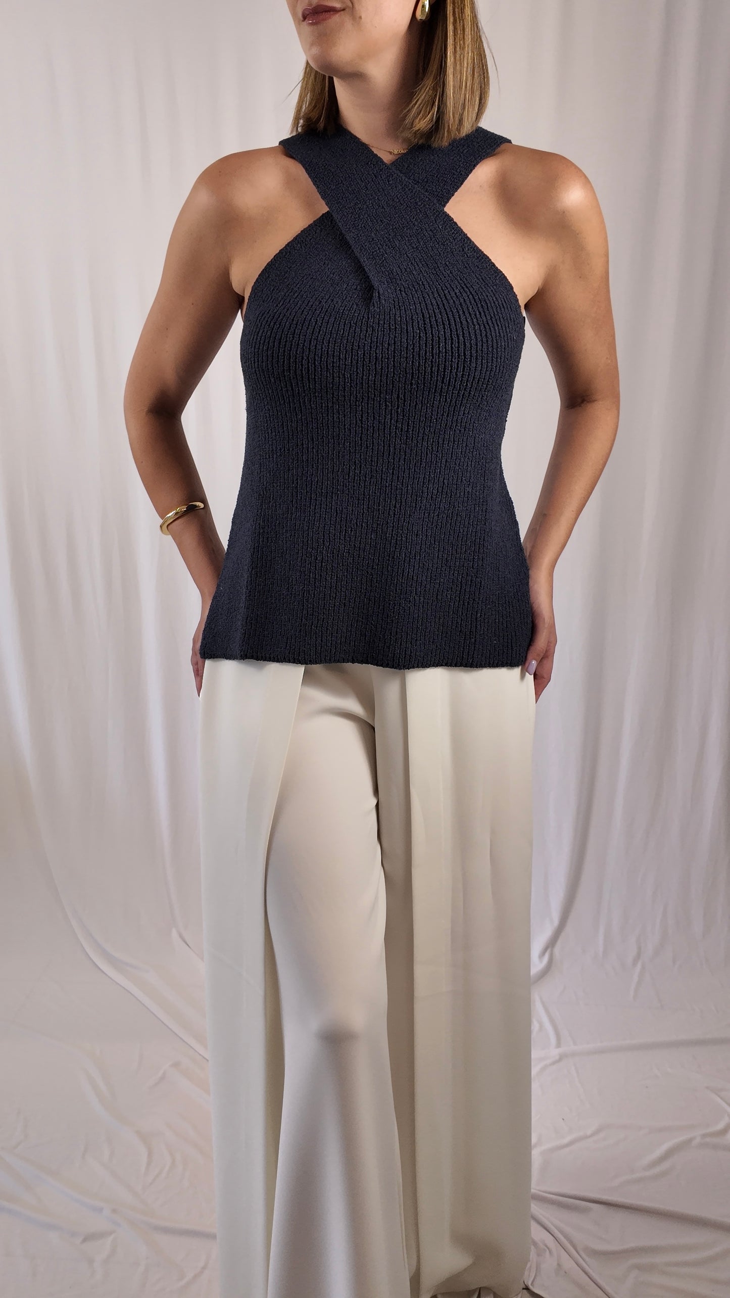 Halter Knit Top