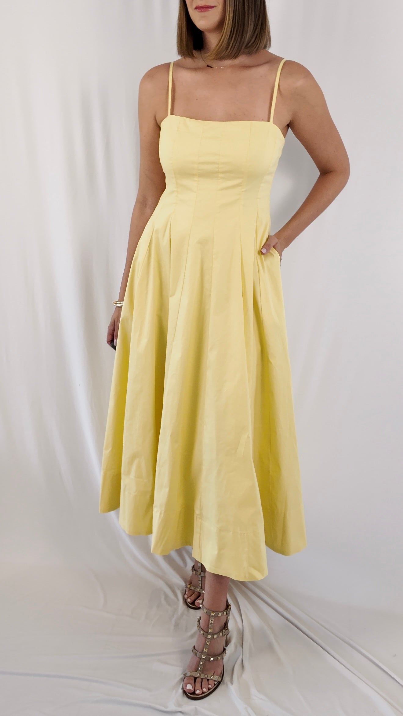 Yellow Contour Dress