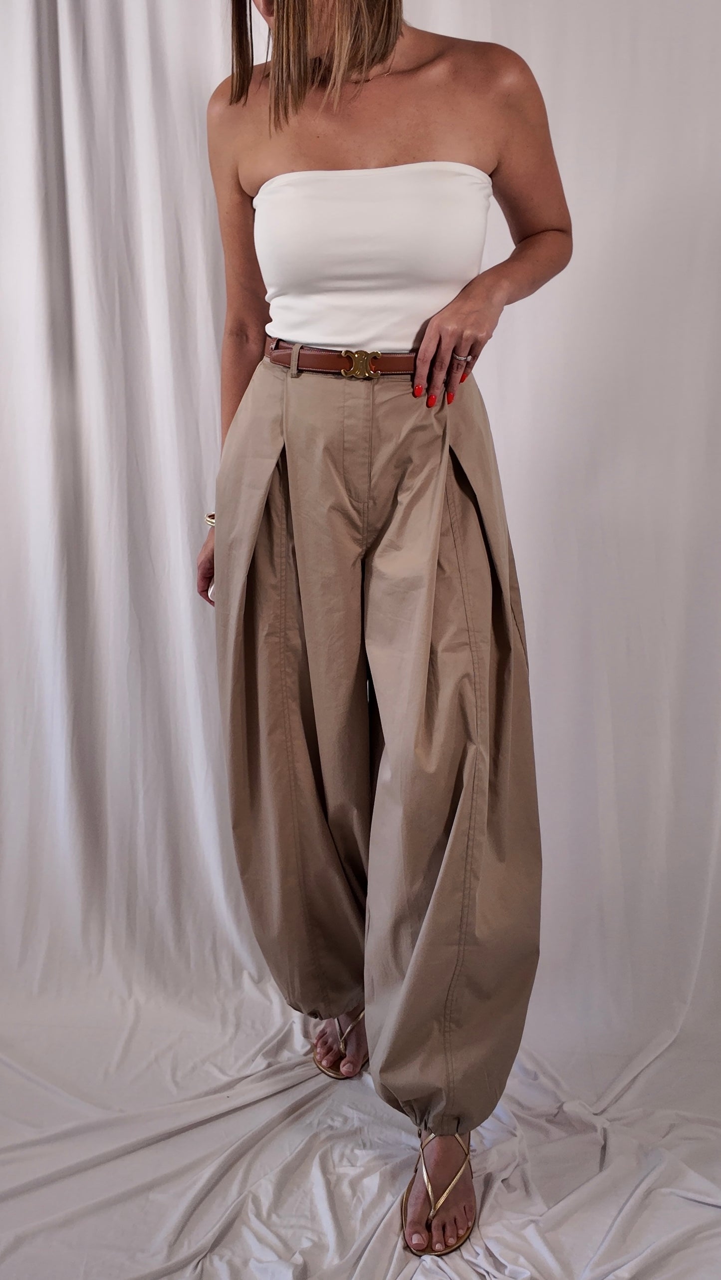 Drawstring Balloon Pants