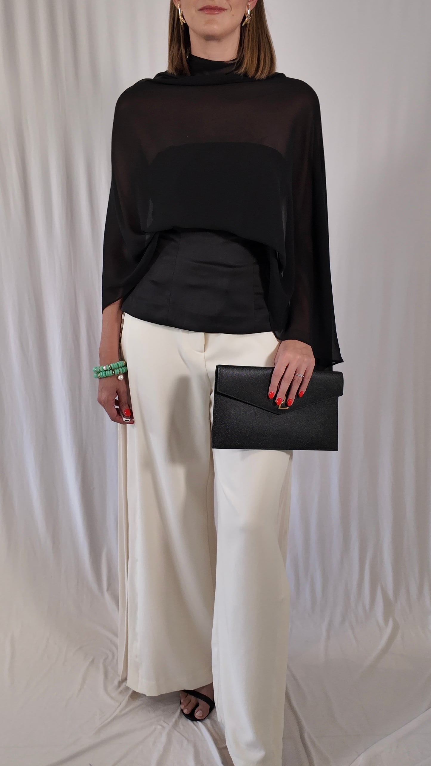 Button Down Pleated Trousers
