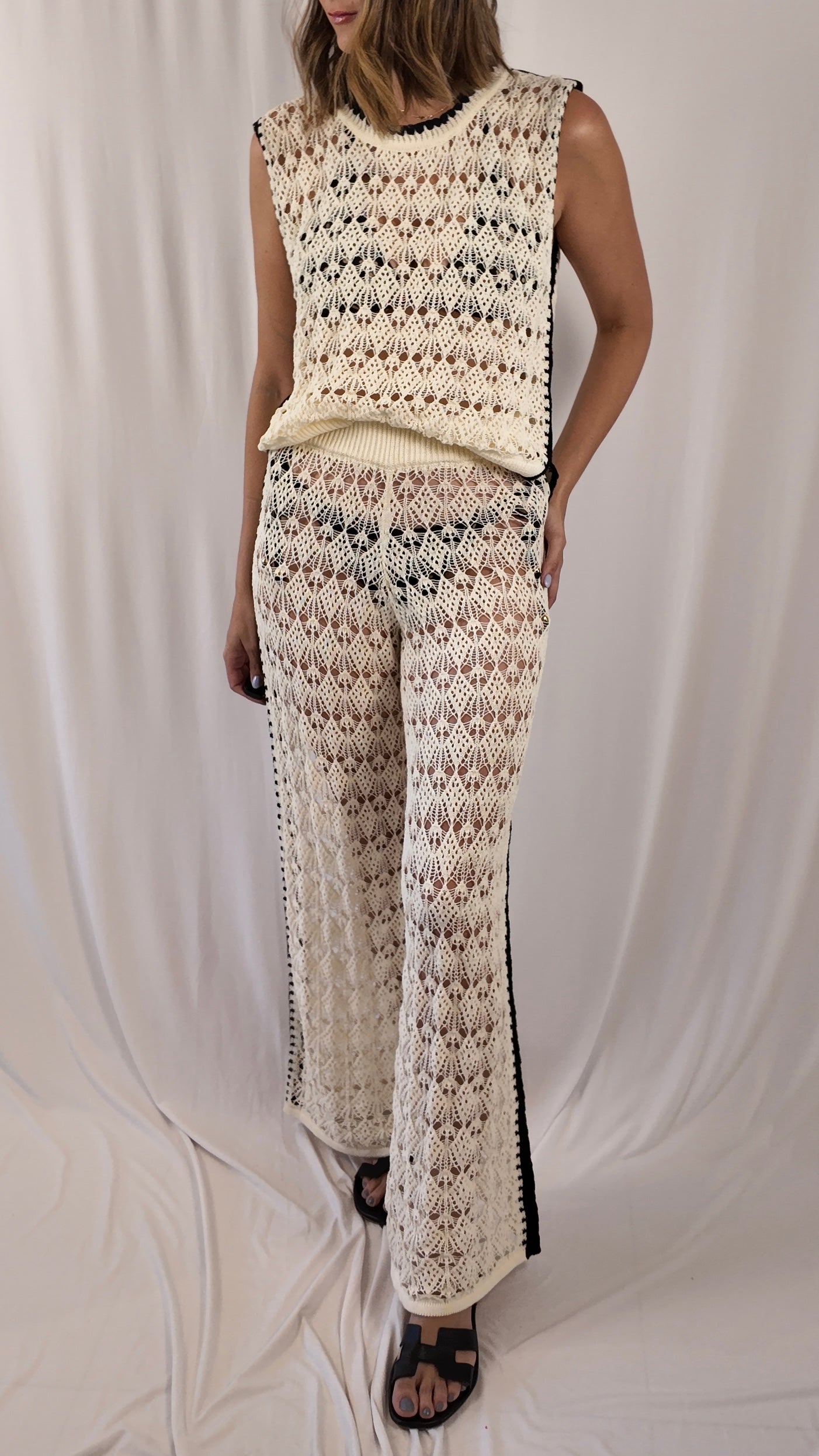 Contrast Detail Crochet Set