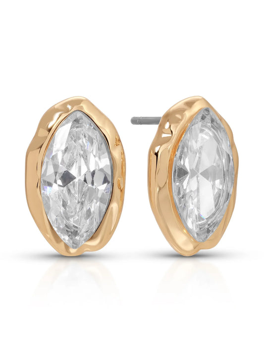 Crystal Luxe Mini Studs Clear