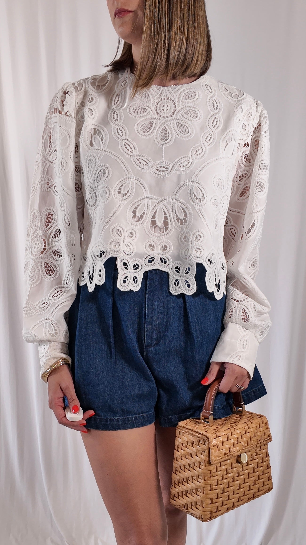 Eyelet Blouse