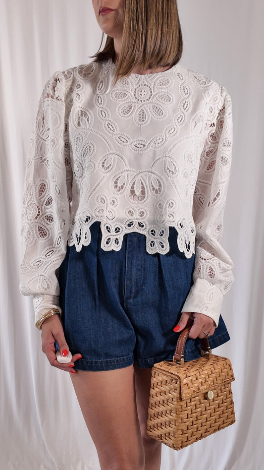 Eyelet Blouse