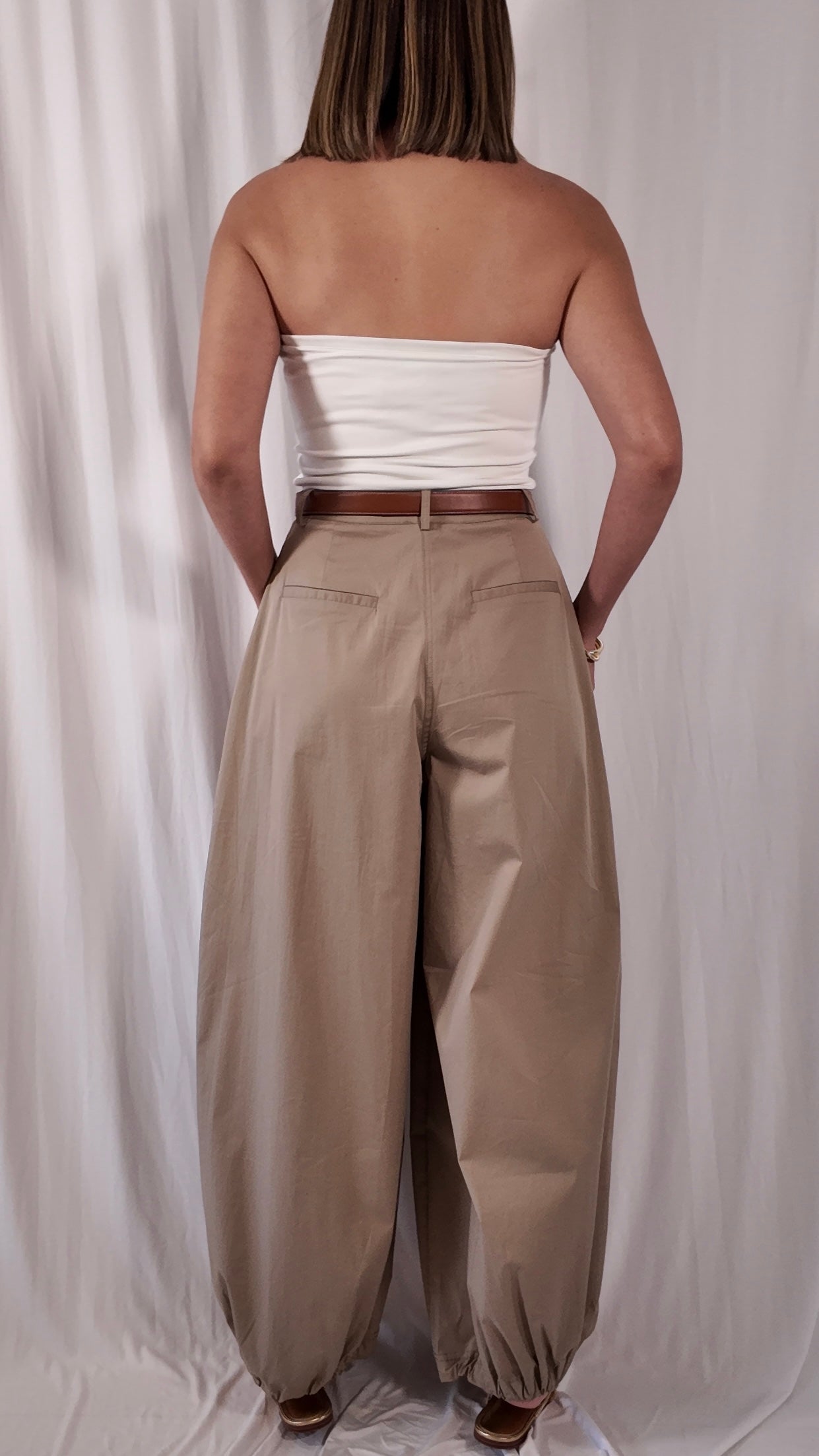 Drawstring Balloon Pants