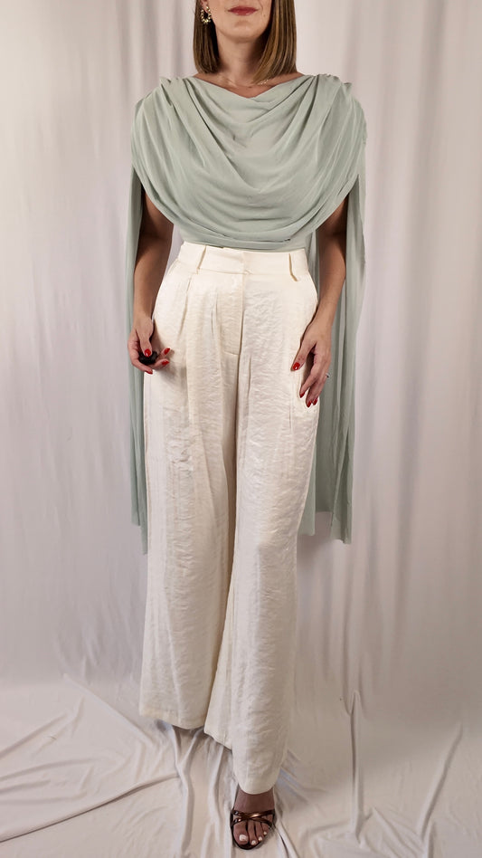 Mesh Cape Bodysuit
