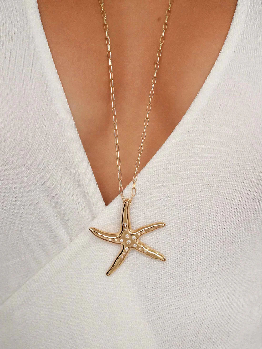 Starfish Luxe Pendant Necklace